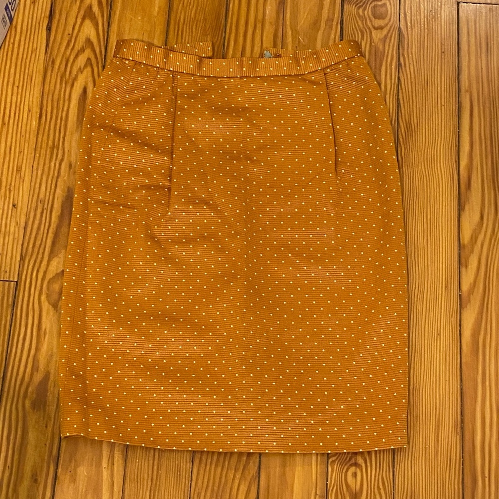 Vintage Carolina Herrera Wool Pencil Skirt